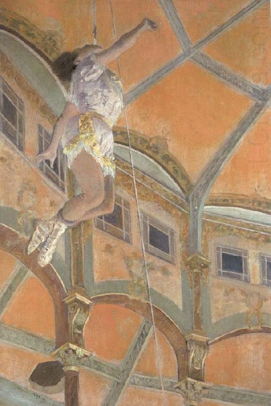 Edgar Degas Miss La La at the Cirque Fernando china oil painting image